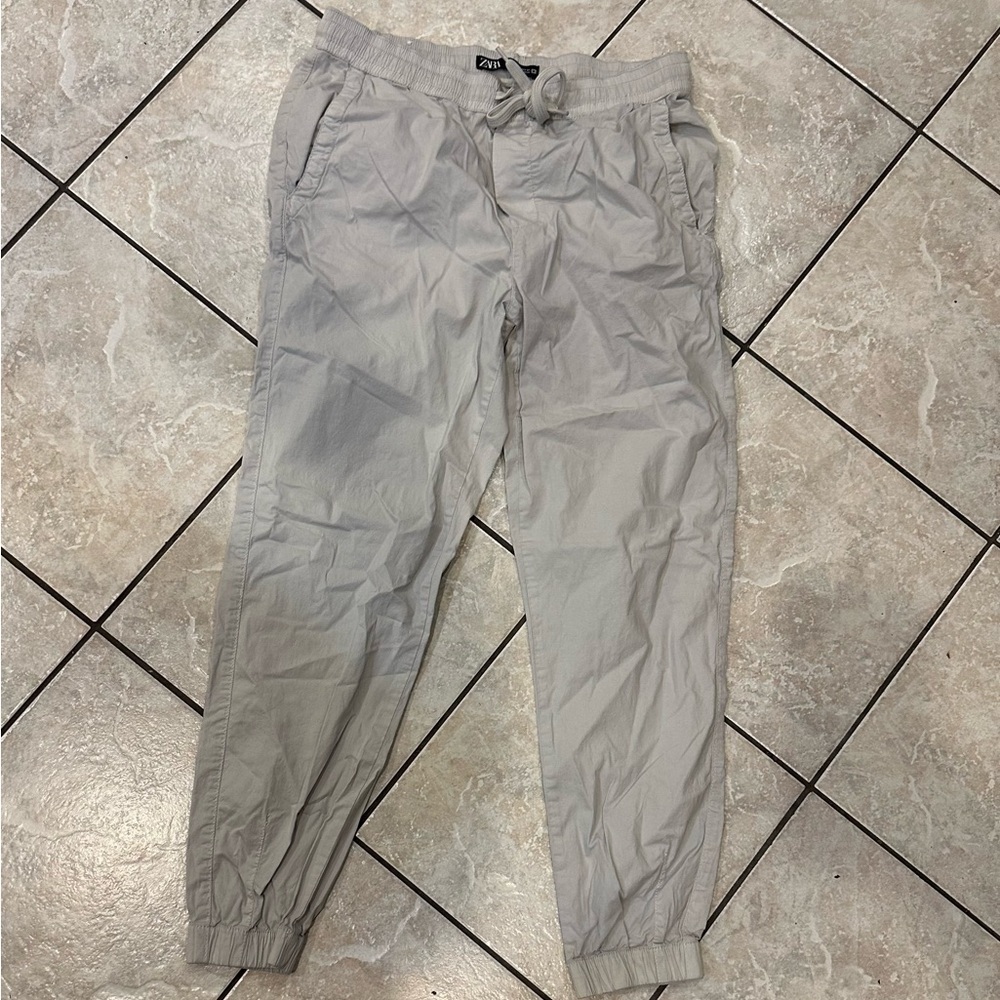 Zara Women’s Gray Jogger Pants Size Medium